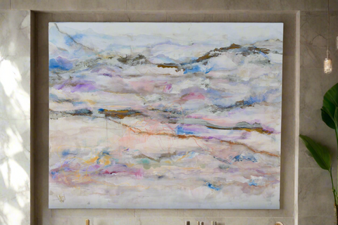 Large original abstract art on canvas